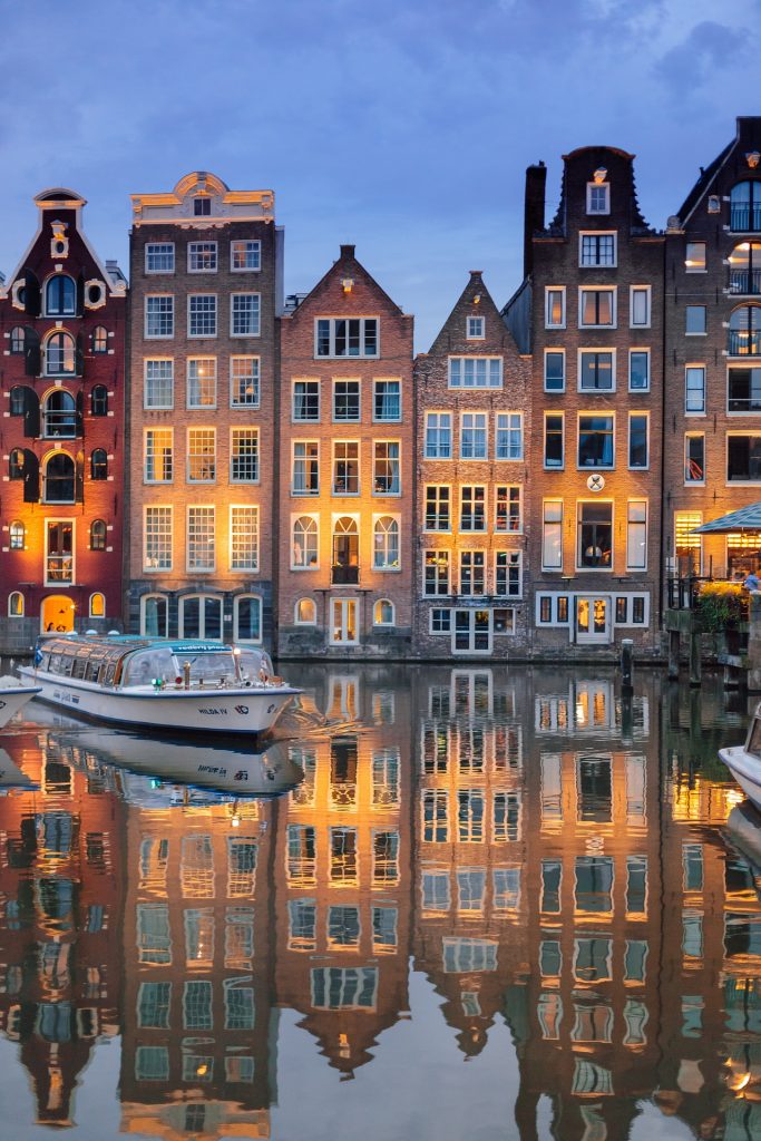 Houses on Amsterdam canal